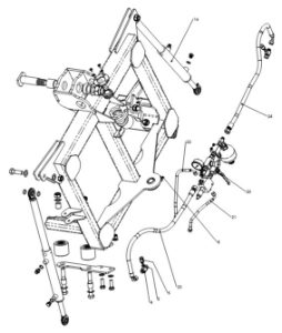 A41014-R04 YAW FRAME ASSY 1