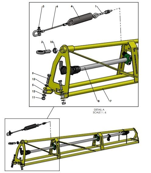 A41346 F-SERIES 2M TIP FRAME ASSEMBLY