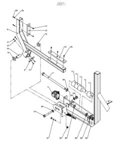 A97042-R02 FRONT BOOM SUPPORT ASSEMBLY 1