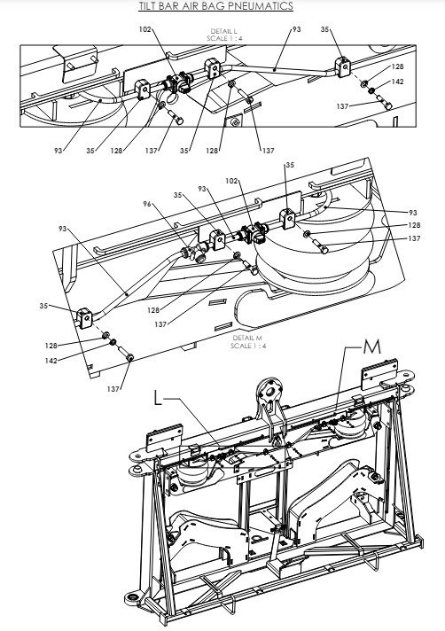 A79140 G-SERIES CENTRE FRAME ASSEMBLY-PROPORTIONAL HYDRAULICS 6