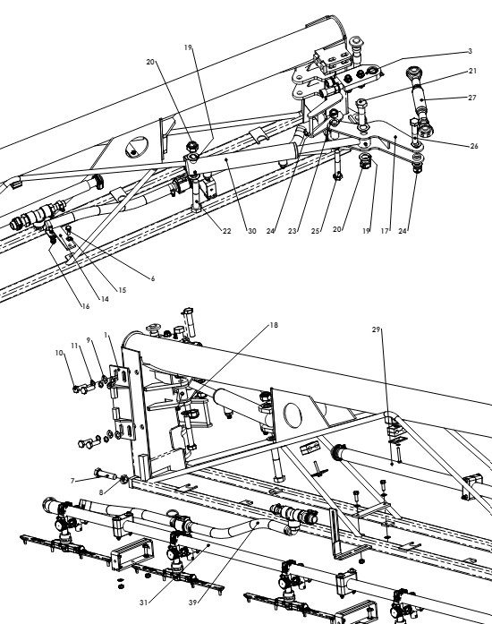 A79052 MID SECTION PARTS 1