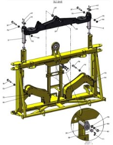 A79380-R01 G-SERIES CENTRE FRAME ASSEMBLY-PROPORTIONAL HYDRAULICS 3 