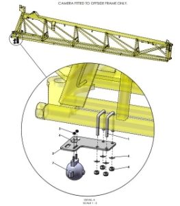 A41372 INNER FRAME CAMERA ASSEMBLY