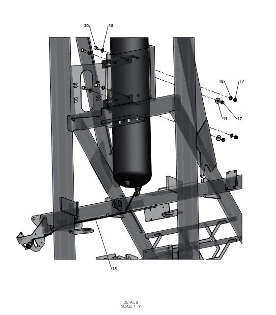 A96346 (c) Primary Air Tank Assembly - No Air Purge/CTI/ASO