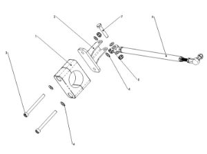 A79338 IND TILT POTENTIOMETER BRKT ASSY