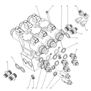 A41242 R01 3 STATION MANIFOLD F SERIES