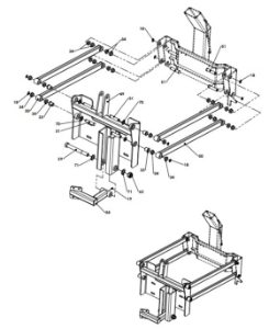 A95100 (a) Induction Hopper Drop Down Mechanism Assembly 