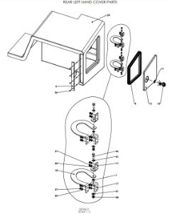 A96161 (d) Front Covers Assy - Electric Valve Control