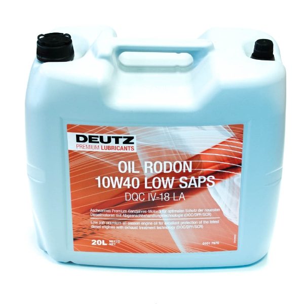 10W40 LOW SAPS OIL FOR T4F 160KW ENGINE - PER LITRE