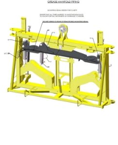 A79382-R01 G-SERIES CENTRE FRAME TO YAW FRAME ASSY - PROPORTIONAL HYDRAULICS 8