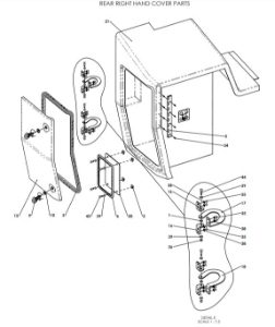 A96374 (e) Front Covers Assy - Manual Valve Control