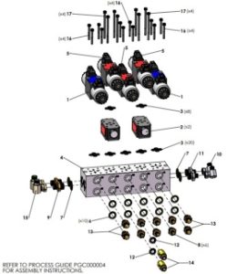 A41317 5 STATION MANIFOLD ASSEMBLY - NORAC TOTAL CONTROL