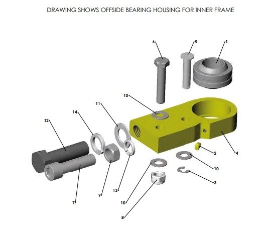 A79056-R02 2ND FOLD BRG ASSY RHS