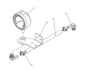 A83034 REMOTE PRESSURE GAUGE ASSY 1 