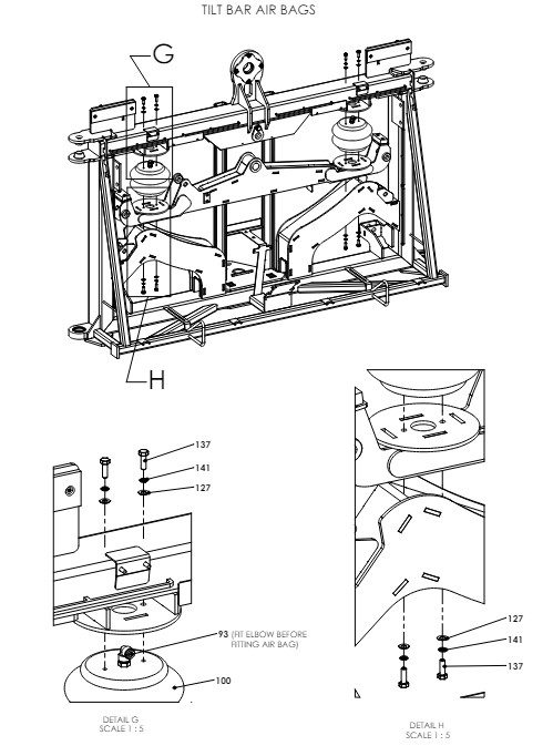 A79034 G-SERIES CENTRE FRAME ASSEMBLY-NON PROPORTIONAL HYDRAULICS 3