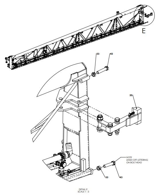 A79702 (d) H-Series 7M Mid Frame Assembly