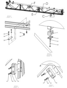 A79181 G-SERIES MID FRAME ASSEMBLY - FOLD OVER TIP FRAME 3