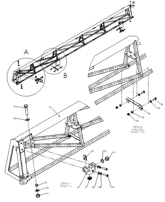 A41020 4M OUTER SECTION FRAME ASSY