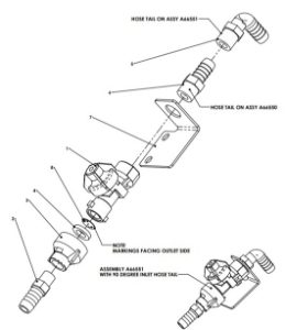 A66550 ORIFICE PLATE HOLDER ASSY