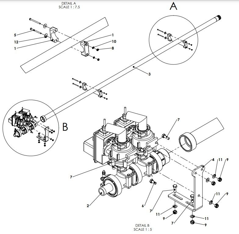 A41011 2 INNER FEED TUBE ASSY