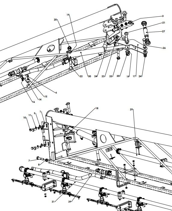 A79052 (a) Mid Section Parts