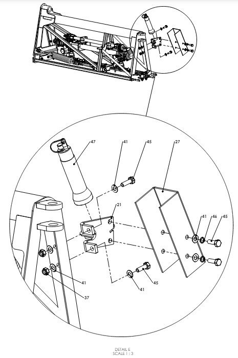 A41152 1M DETACHABLE OUTER FRAME ASSEMBLY 4