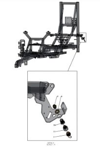 A96351 (b) Secondary Air Tank Assembly - Central Tyre Inflation