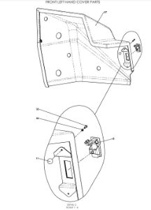 A96374 (b) Front Covers Assy - Manual Valve Control