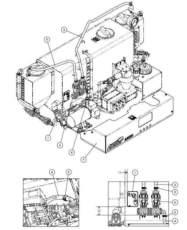 A83149-R01 AS120 WITH TWIN PUMPS WITH REGULATION