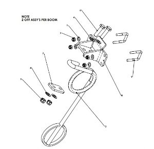 A79336 BOOM SKID MTG. ASSY G SERIES 30M