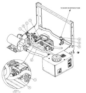 A83121-R01 AS120 FRAME TO TANK ASSY SINGLE PUMP