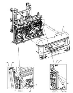 A79384 G-SERIES BACK FRAME ASSEMBLY - PROPORTIONAL HYDRAULICS 4