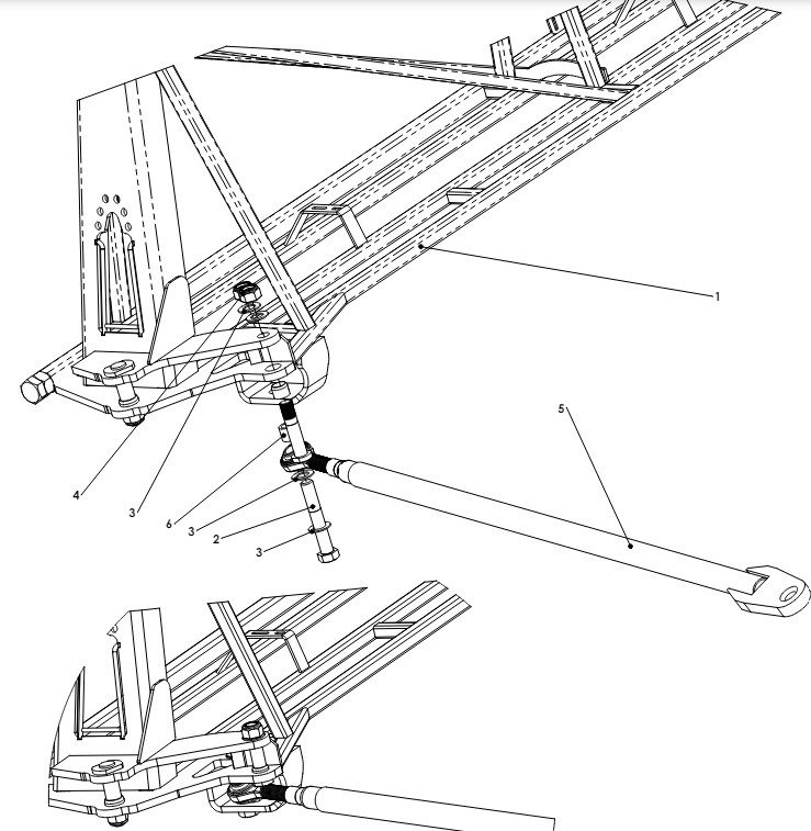 A41125 FOLD BAR ASSY