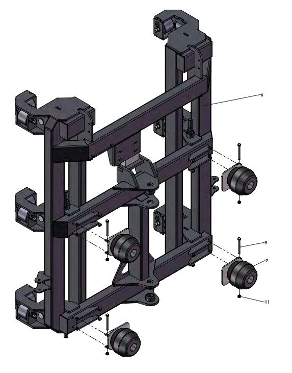 A41260-R01 SLIDING FRAME ASSEMBLY - F SERIES