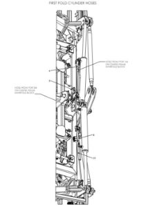 A79143 G-SERIES BACK FRAME TO INNER FRAME ASSY - PROPORTIONAL HYDRAULICS 6