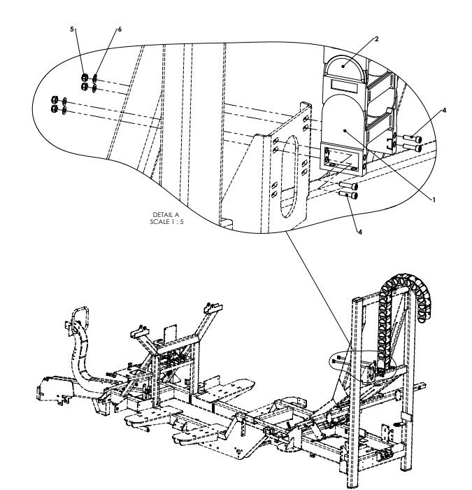 A96189 (a) Hose Router Assembly - H Series