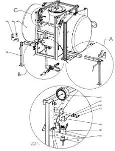 A66150 QUICKSTART ASSEMBLY - 1500L STAINLESS ROUND TANK