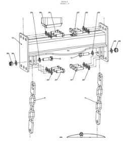 A96241 HANDBRAKE &amp; AXLE MOUNTING ASSEMBLY - BPW 2 