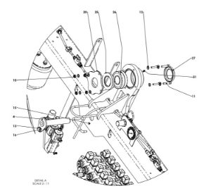 A41015 (b) Centre Frame Parts Air Suspension