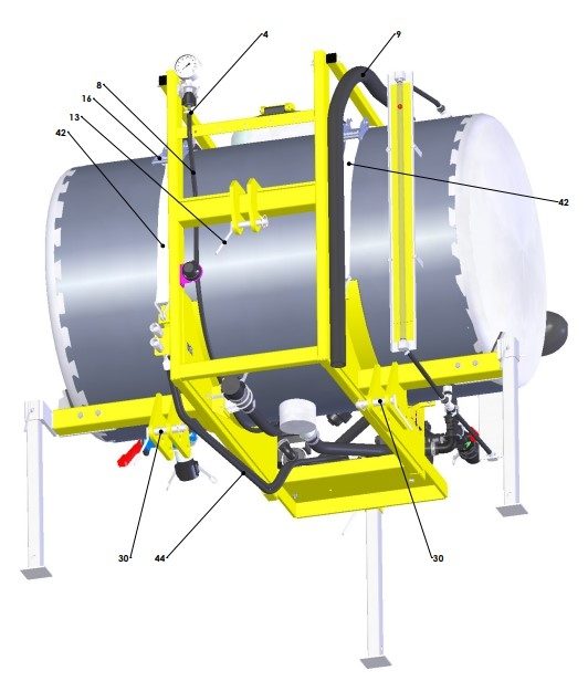 A66150 QUICKSTART ASSEMBLY - 1500L STAINLESS ROUND TANK 5