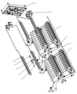 A41038 40 WAY AIR SECTION VALVE ASSY