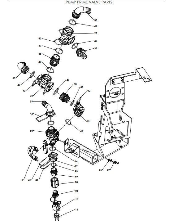 A96136-R02 (d) Manual Valve Assembly - 2" QRC