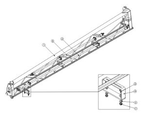 A79669 TRIPLE FOLD 3.5M OUTER FRAME PLUMBING CONFIGURATIONS