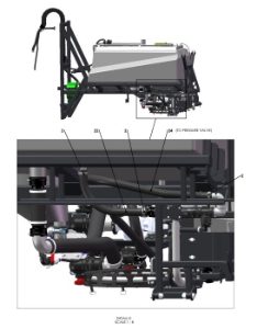 A93008 (d) Hose Layout - Manual Plumbing