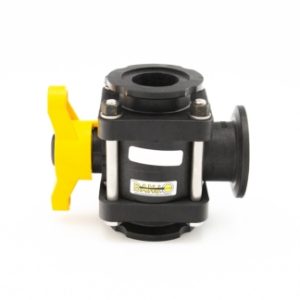 2" STANDARD PORT 3 WAY BOTTOM LOAD MANUAL VALVE