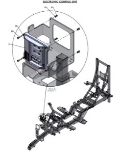 A96343 (d) Pump/Front Hydraulic Block Assembly - Electric Plumbing