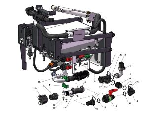 A95129-R01 - IBC Suction Port Assembly