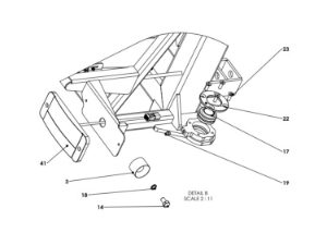 A41015 (c) Centre Frame Parts Air Suspension