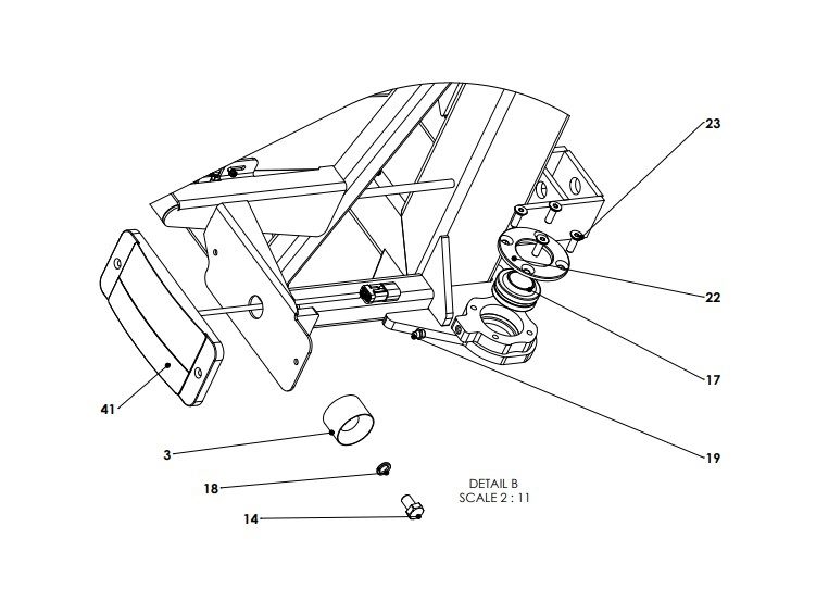 A41015 (c) Centre Frame Parts Air Suspension