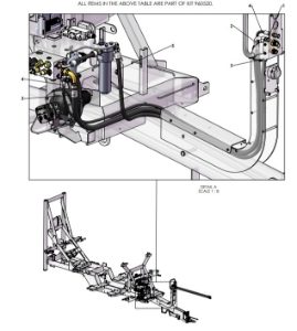 A96368 Hydraulics Assembly - Tractor Bulkhead To Front Block